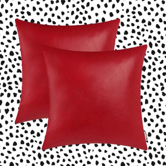 Faux Leather Euro Pillow Covers | Poshmark